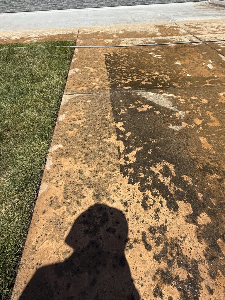 Pressure washing concrete el dorado hills ca